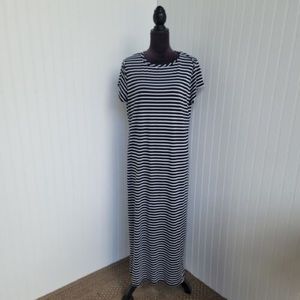 Striped maxi dress